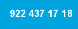 922 437 17 18 922 437 17 18